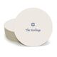 Little Star of David Round Coasters Image 1 of 3
